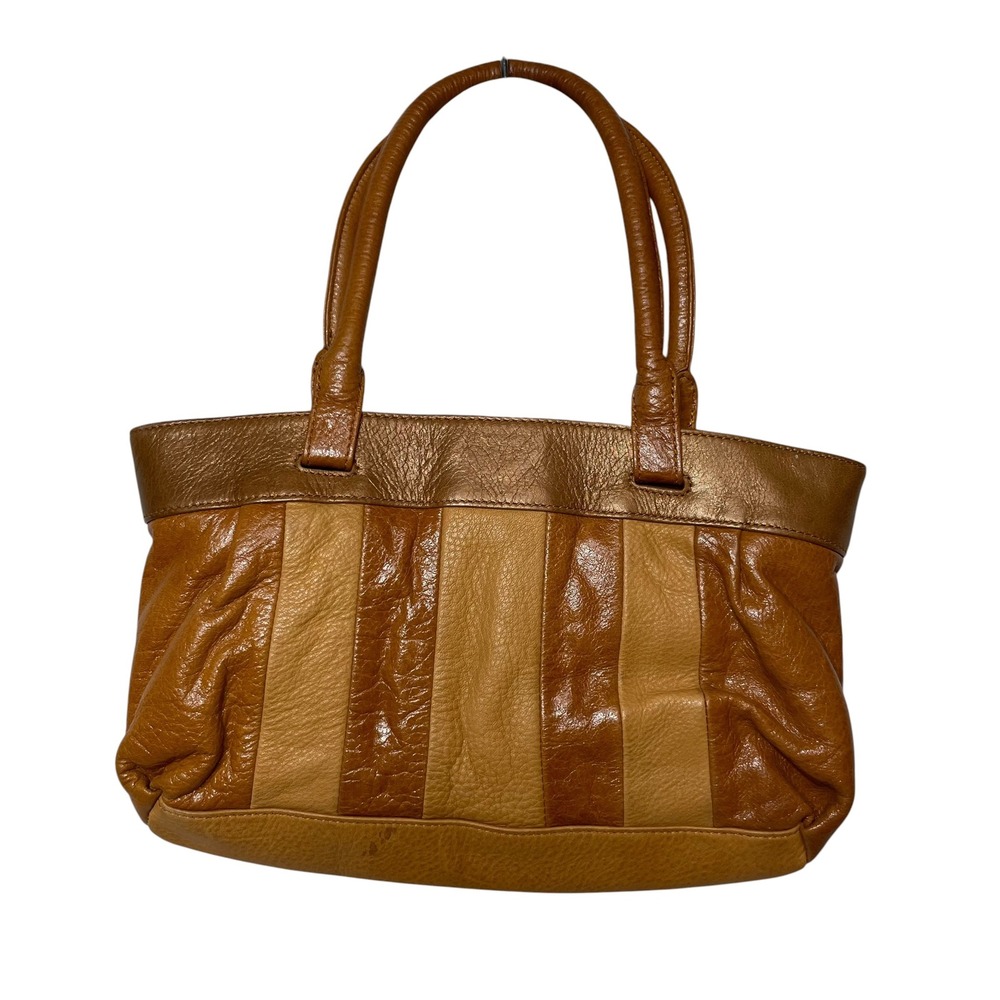Vintage Osgoode Marley Brown Patchwork Leather Shoulder Bag Medium sized
